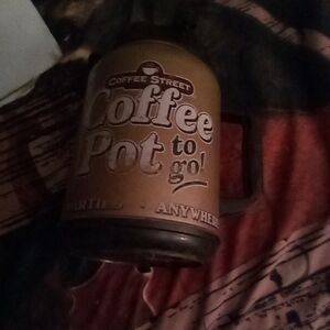 Brown Coffee Canister Kitchen Accessory